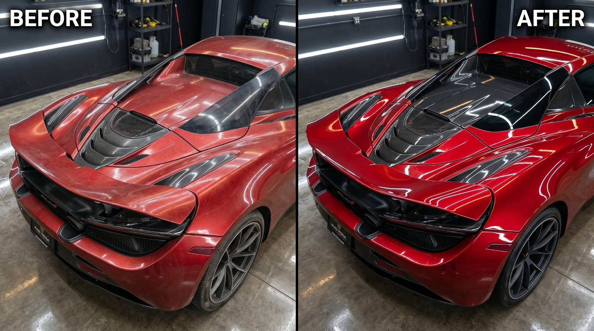 McLaren 720S before and after